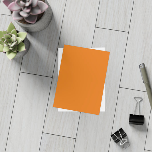 Tangerine Post Card Color Coordinated Collection Sets (10, 30 or 50)