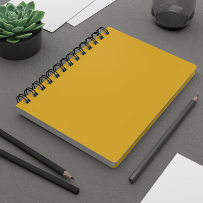 Honey Yellow Spiral Lined Notebook 150 Page Journal | Coordinated Collection