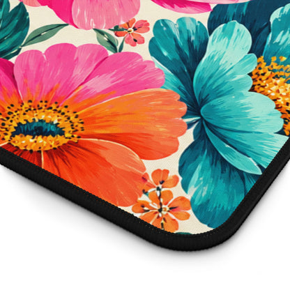 Dreamy Floral Desk Mat 3 Sizes Floral Mouse Pad