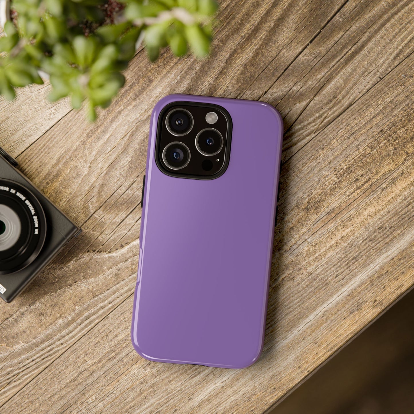 Purple Tough Cell Phone Case Matte or Glossy Protective Case iPhone Samsung