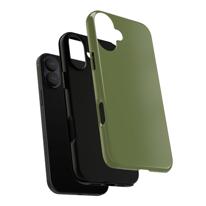 Olive Tough Cell Phone Case Matte or Glossy Protective Case iPhone Samsung