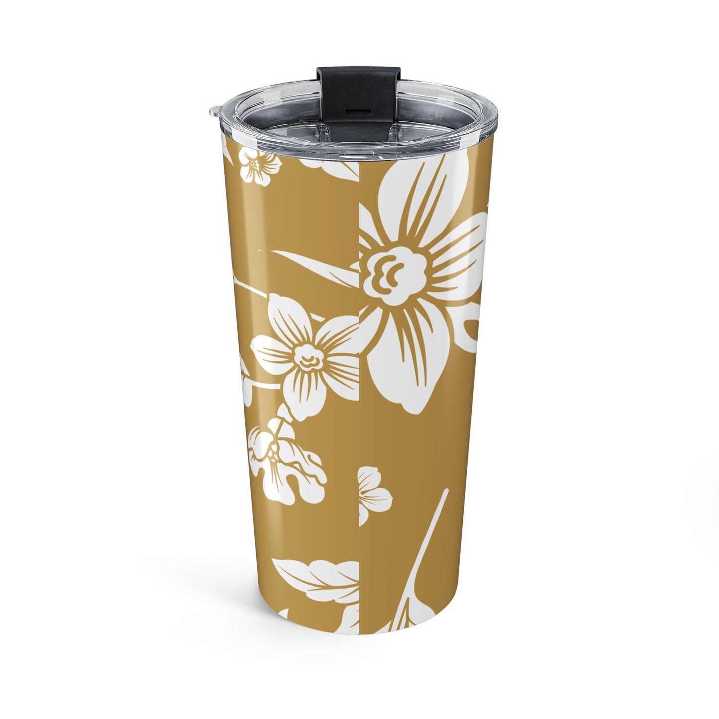 Muted Gold Floral 20oz Stainless Steel Tumbler | Coordinated Collection