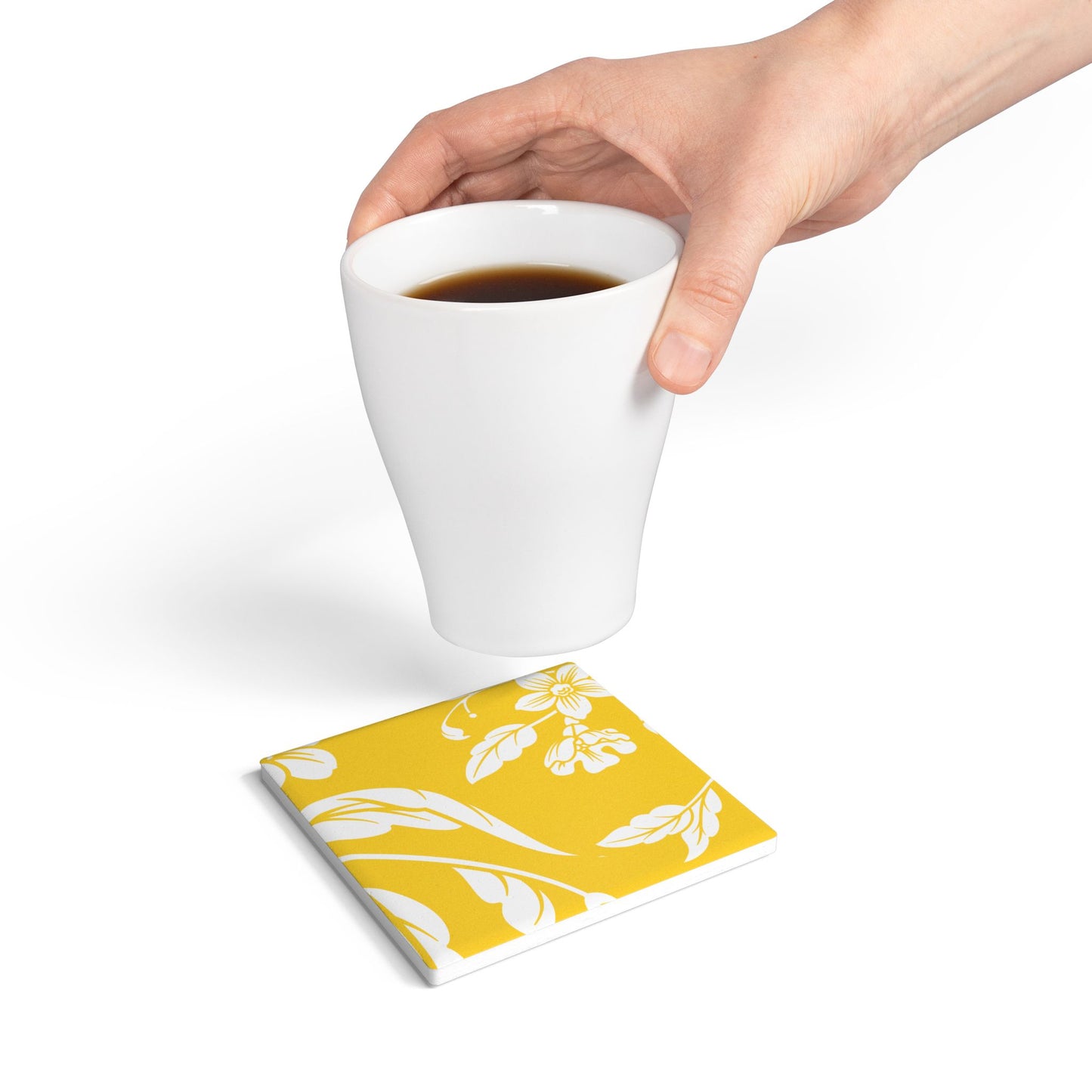 Mango Dreams Floral Ceramic Coaster Coordinated Collection