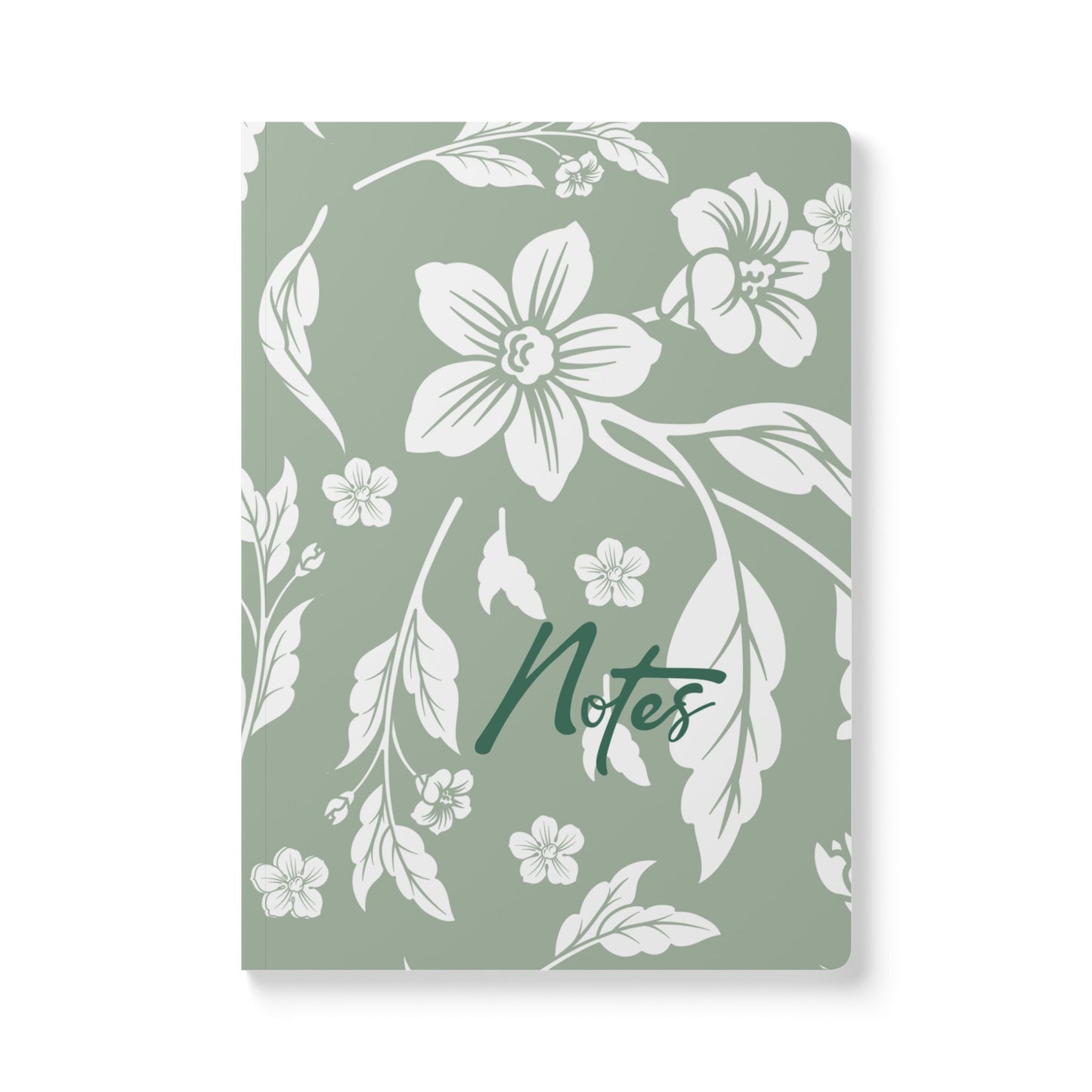Sage Floral A5 Lined Journal Coordinated Collection