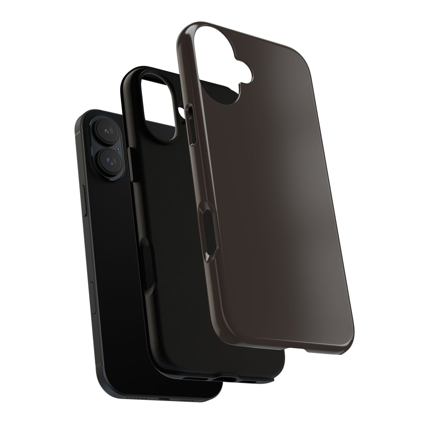 Muted Charcoal Tough Cell Phone Case Matte or Glossy Protective Case iPhone Samsung