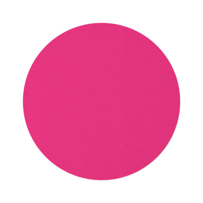 Pink Round Rug 60 Inch Floor Rug Minimal Home Decor Living Room Rug