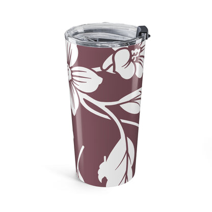 Mauve Floral 20oz Stainless Steel Tumbler | Coordinated Collection