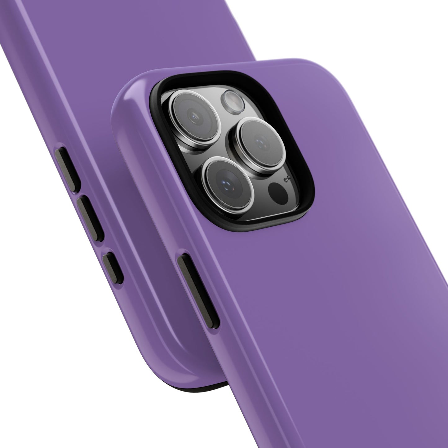 Purple Tough Cell Phone Case Matte or Glossy Protective Case iPhone Samsung