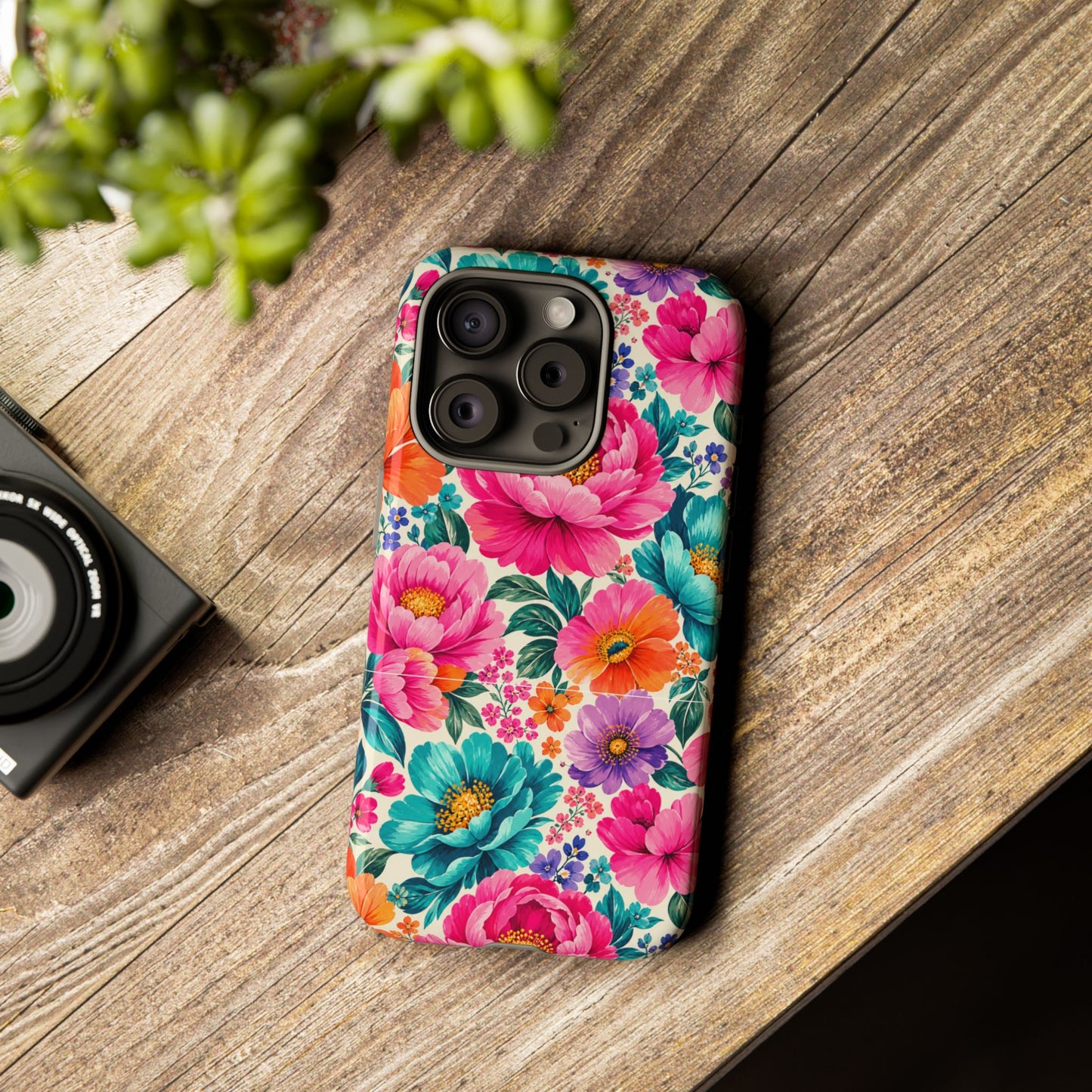 Dreamy Floral Tough Phone Case iPhone Samsung Floral Phone Cover