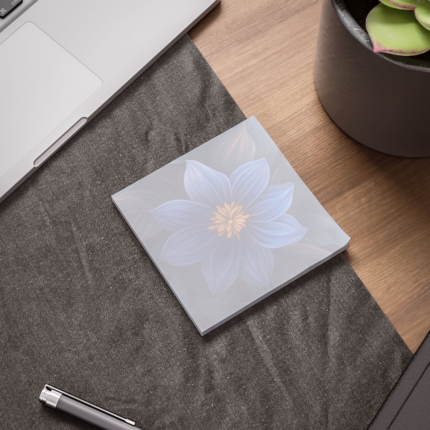 Blue Floral Heaven Sticky Notes Blue Floral Post It Notes (7 Sizes)