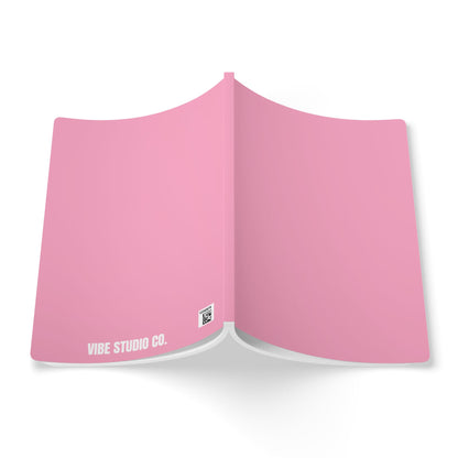Light Pink Color Coordinated Collection A5 Lined Journal