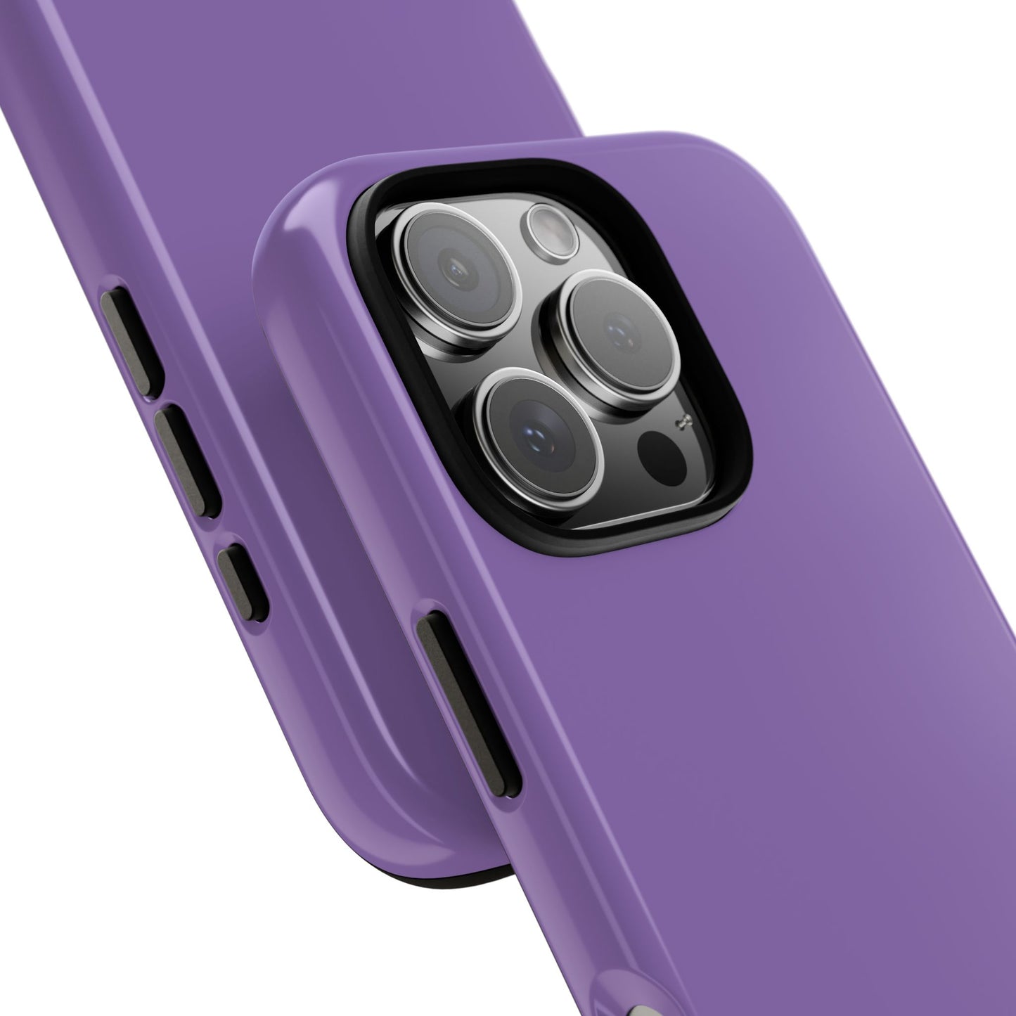 Purple Tough Cell Phone Case Matte or Glossy Protective Case iPhone Samsung