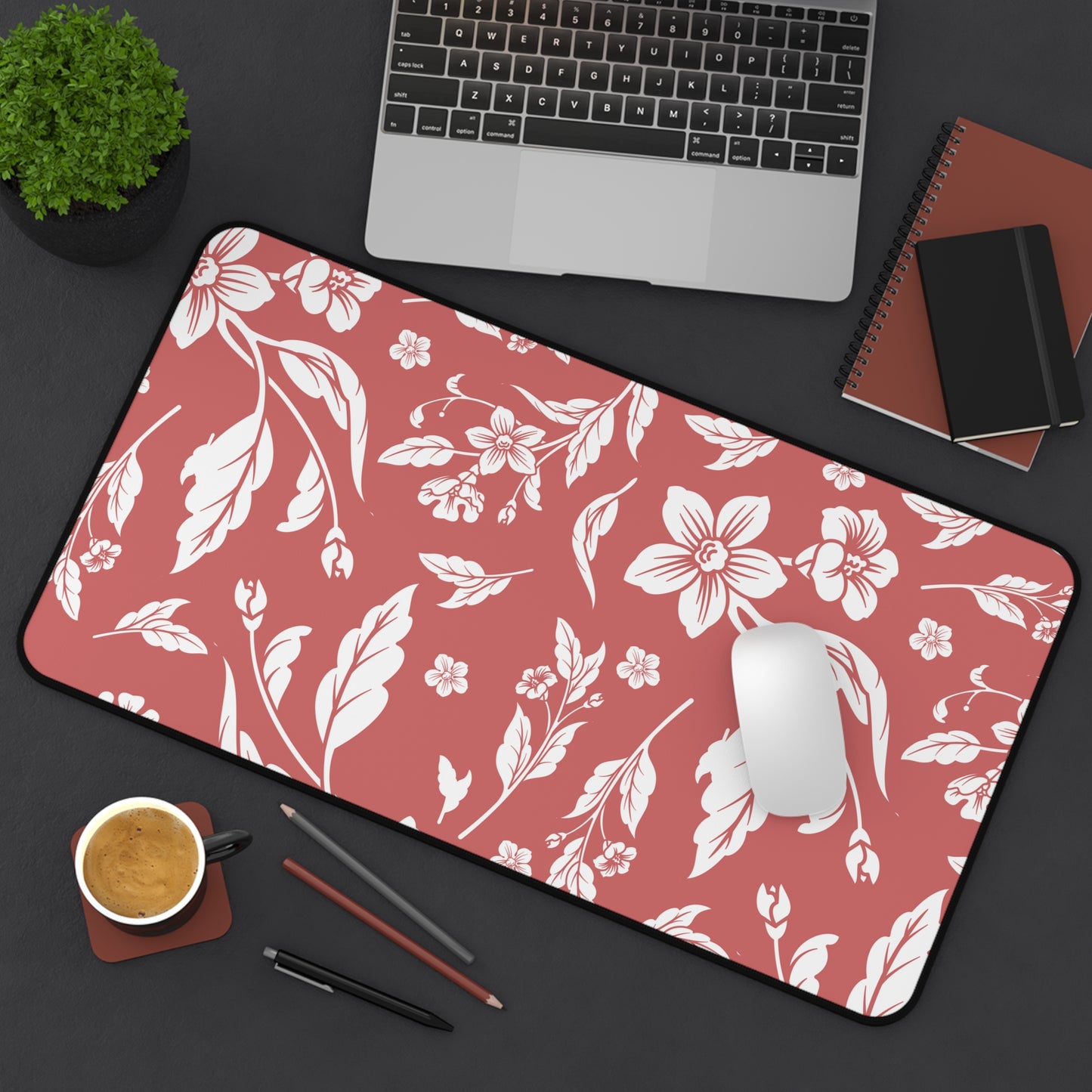 Red Autumns Floral Desk Pad (12x18, 12x22 or 16x32)