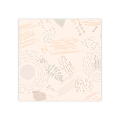 Neutral Flow Sticky Notes Abstract Neutral Post It Notes (7 Sizes)