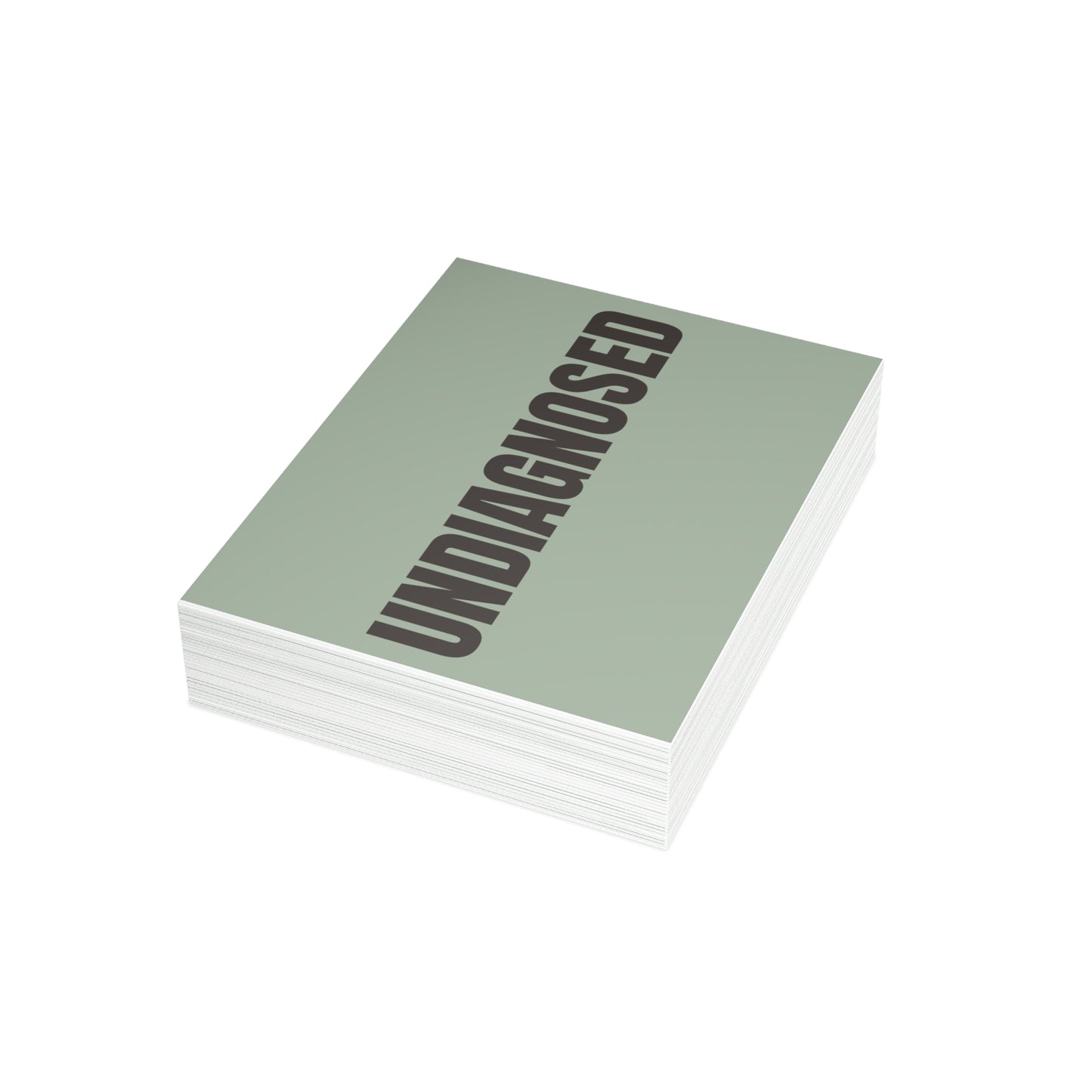 Sage Postcard Set Pack of 10, 30 or 50 w/ Envelopes | Coordinated Collection