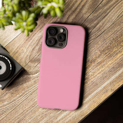Light Pink Tough Cell Phone Case Matte or Glossy Protective Case iPhone Samsung