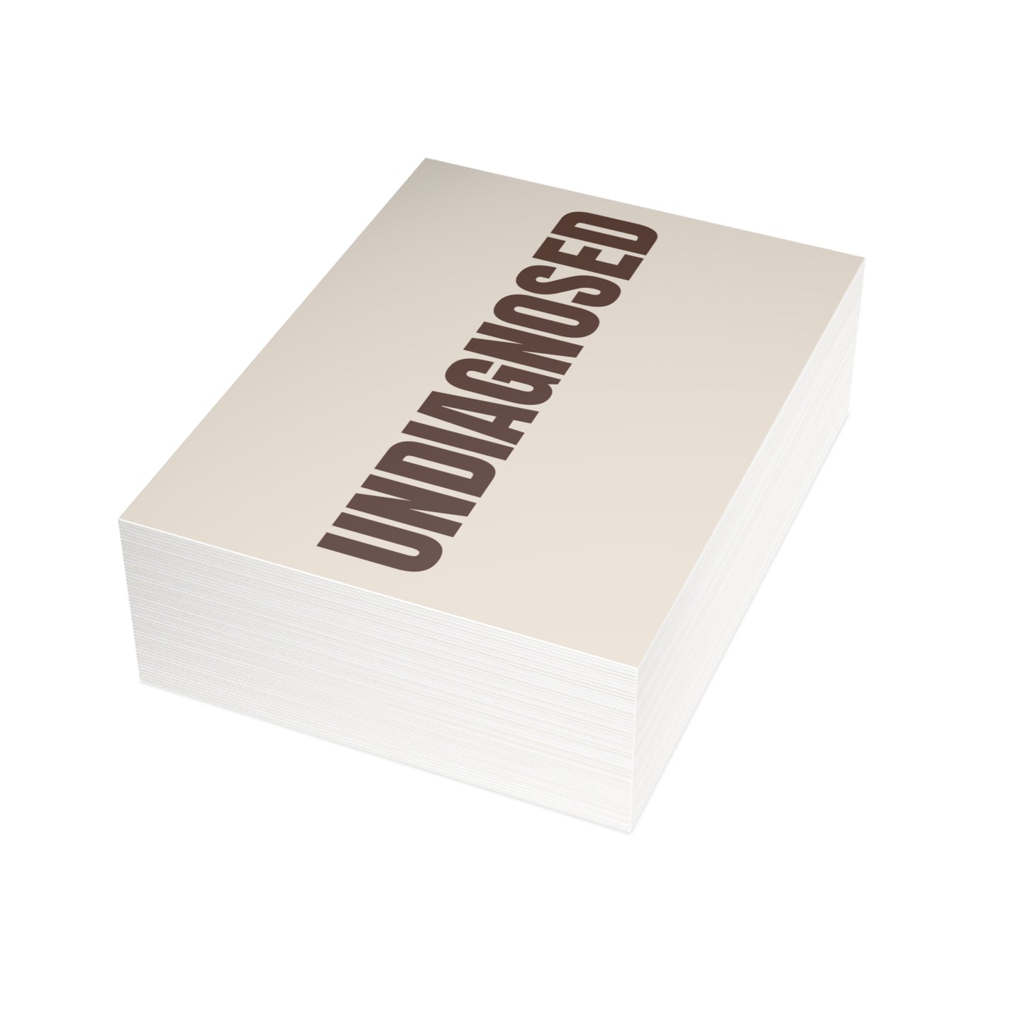 Latte Cream Postcard Set Pack of 10, 30 or 50 w/ Envelopes | Coordinated Collection