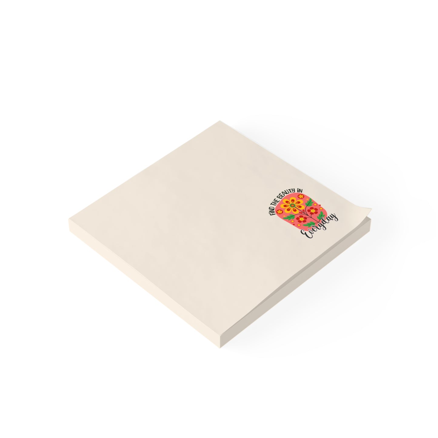 Latte Cream Find The Beauty Sticky Notes (7 Sizes Post It Notes)