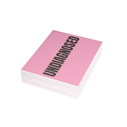 Light Pink Postcard Set Pack of 10, 30 or 50 w/ Envelopes | Coordinated Collection