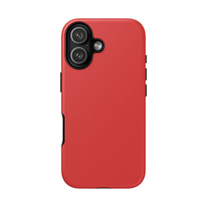 True Red Tough Cell Phone Case Matte or Glossy Protective Case iPhone Samsung