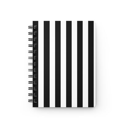 Black Stripe Spiral A5 Journal (2 Sizes)