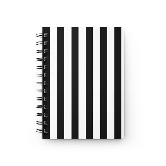 Black Stripe Spiral A5 Journal (2 Sizes)