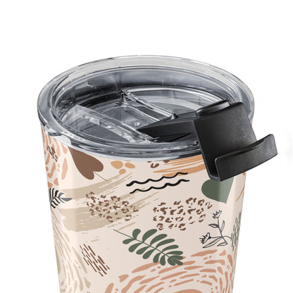 Neutral Flow Tumbler Abstract Botanical 20oz Tumbler Insulated Travel Mug