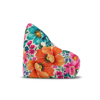Dreamy Floral Bean Bag Chair Cover Floral Lounge Chair