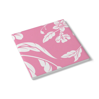 Light Pink Floral Ceramic Coaster Coordinated Collection