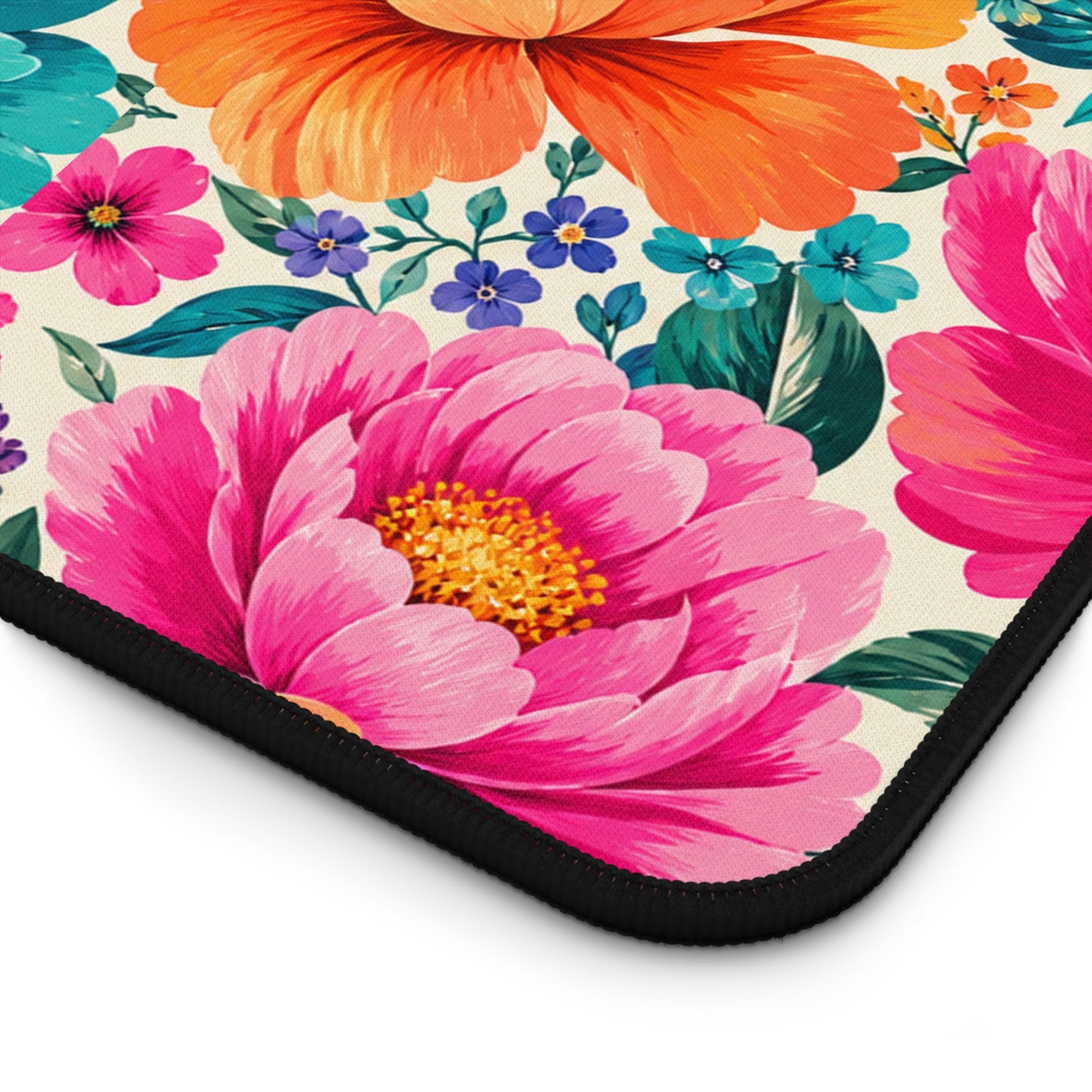 Dreamy Floral Desk Mat 3 Sizes Floral Mouse Pad