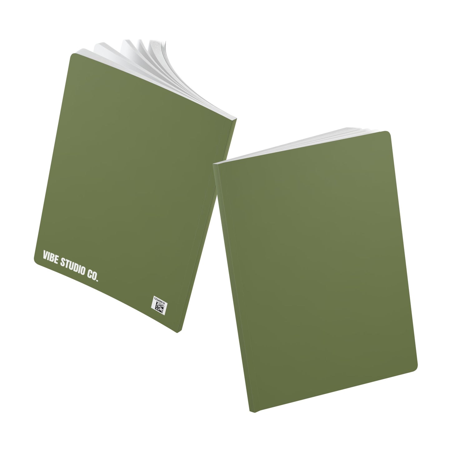 Olive Color Coordinated Collection A5 Lined Journal