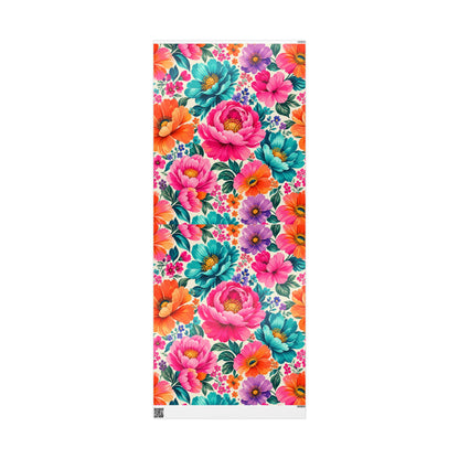 Dreamy Floral Wrapping Paper 3 Sizes Matte or Glossy Floral Gift Wrap