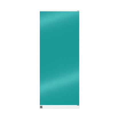 Deep Aqua Wrapping Paper Matte or Glossy Gift Wrap 3 Sizes Fine Art Paper