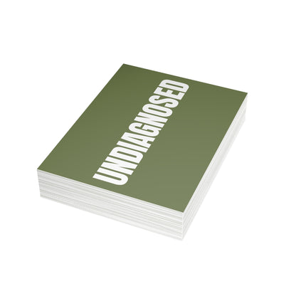 Olive Postcard Set Pack of 10, 30 or 50 w/ Envelopes | Coordinated Collection