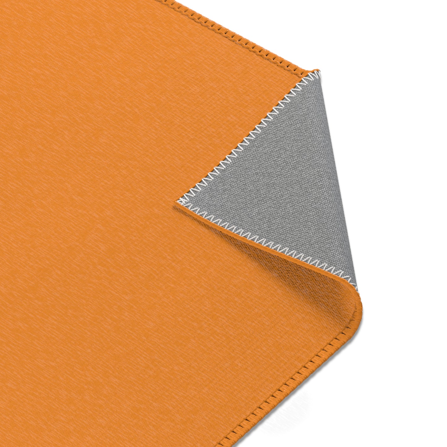 Tangerine Rug 24 x 36 Solid Color Accent Rug Modern Home Decor
