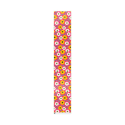 Happy Flower Wrapping Paper Retro Daisy Gift Wrap