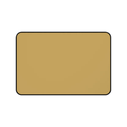 Muted Gold Desk Mat Color Coordinated Collection (12x18, 12x22, 16x32)