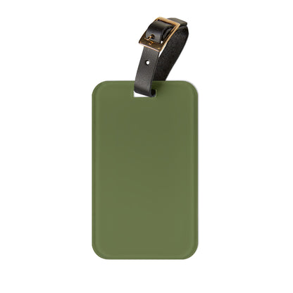 Olive Luggage Tag Acrylic Travel Tag