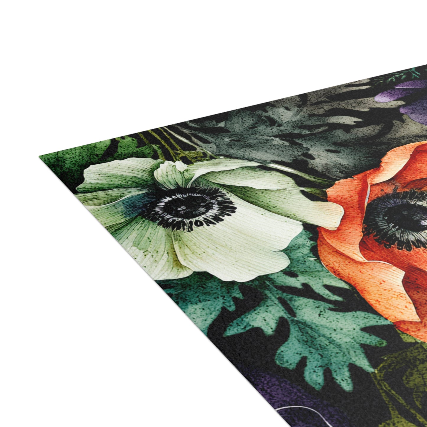 Decorated Floral Postcards Botanical Floral Postcard Set