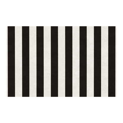 Black Stripe Area Rug 36 x 55