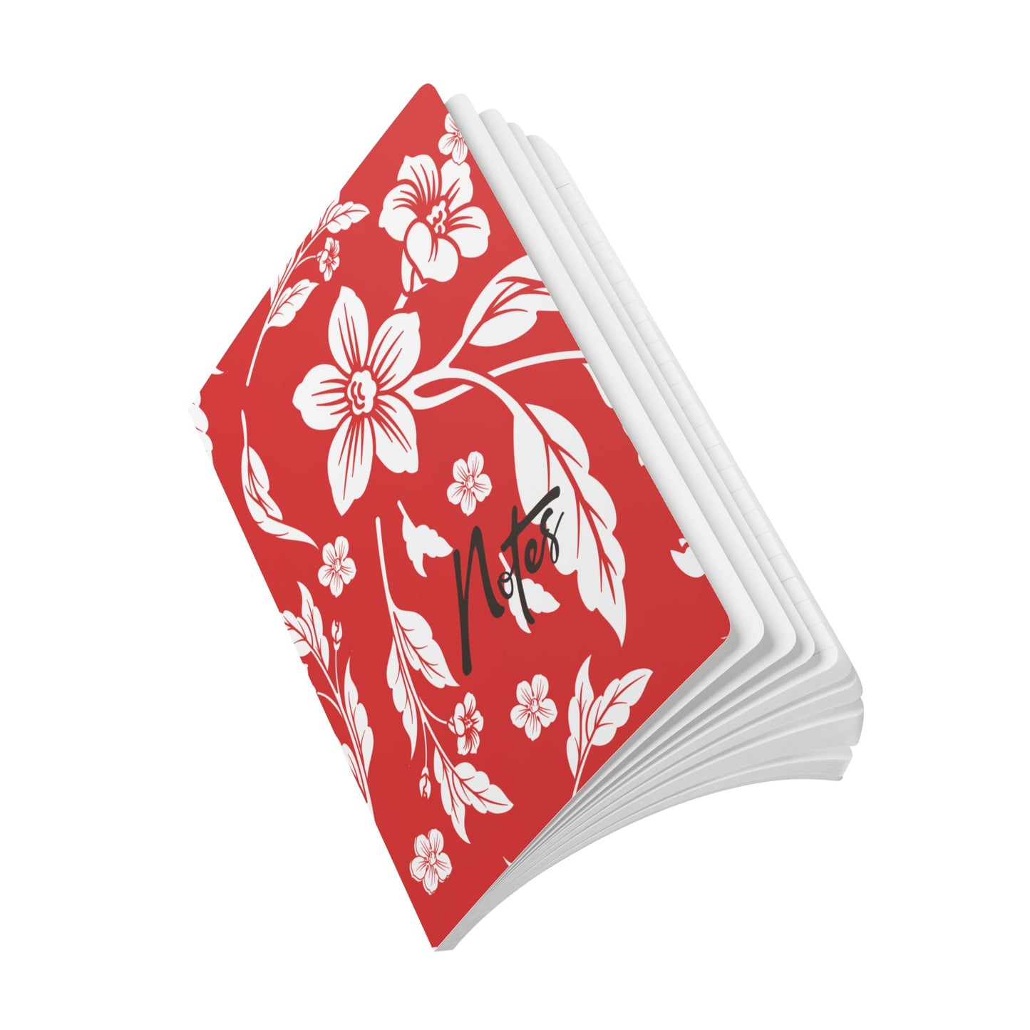 True Red Floral A5 Lined Journal Coordinated Collection