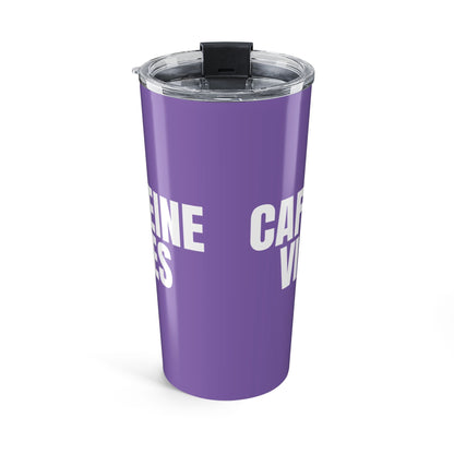 Purple Caffeine Vibes 20oz Stainless Steel Tumbler | Color Coordinated Collection