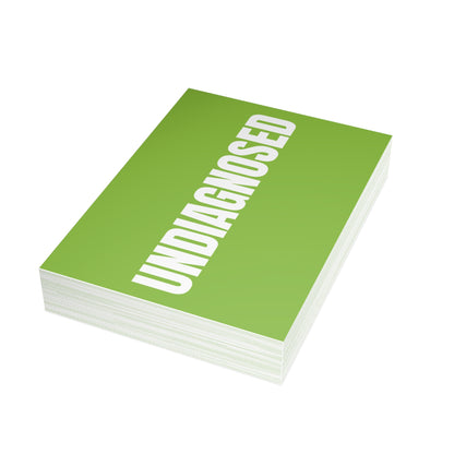 Muted Lime Postcard Set Pack of 10, 30 or 50 w/ Envelopes | Coordinated Collection