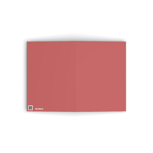 Red Autumns Note Card Color Coordinated Collection