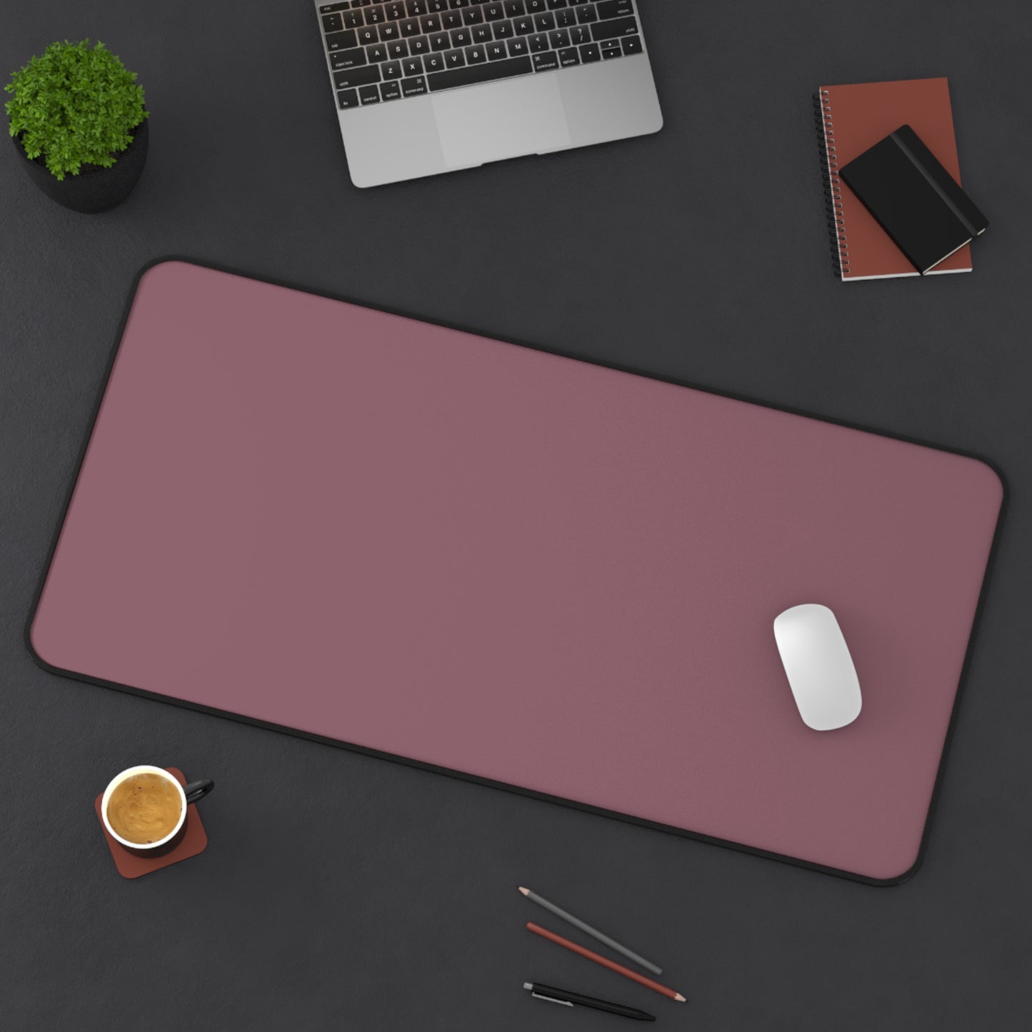Mauve Desk Mat Color Coordinated Collection (12x18, 12x22, 16x32)