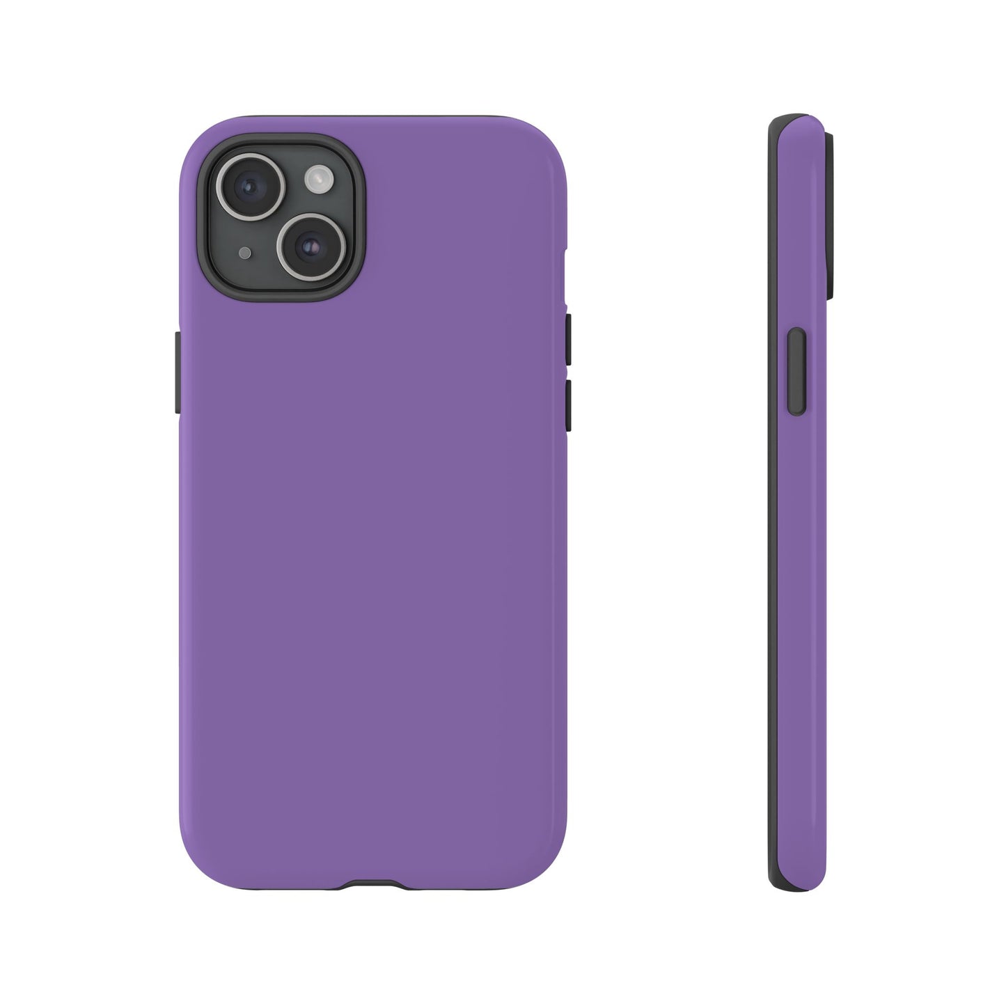 Purple Tough Cell Phone Case Matte or Glossy Protective Case iPhone Samsung