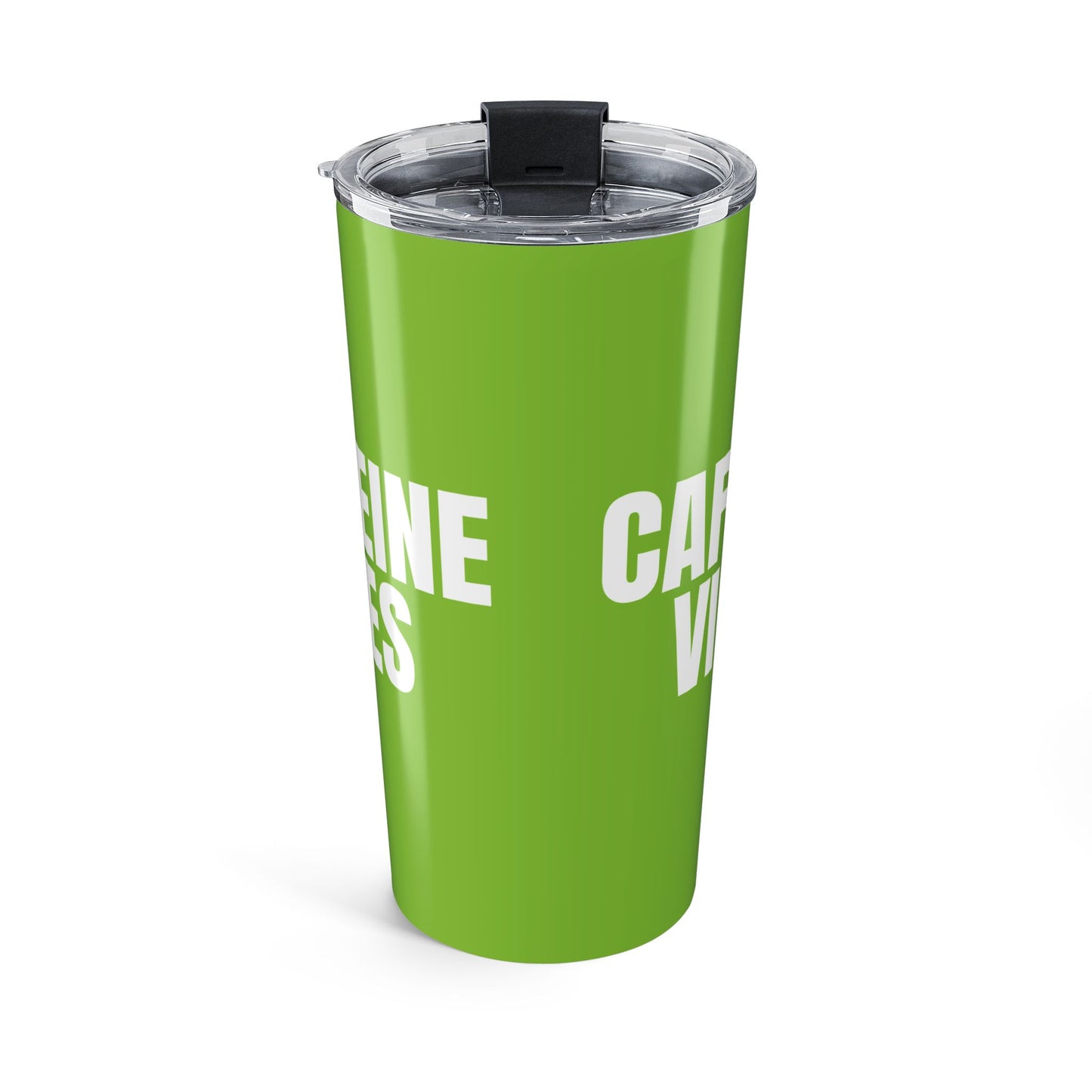 Muted Lime Caffeine Vibes 20oz Stainless Steel Tumbler | Color Coordinated Collection