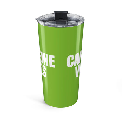 Muted Lime Caffeine Vibes 20oz Stainless Steel Tumbler | Color Coordinated Collection