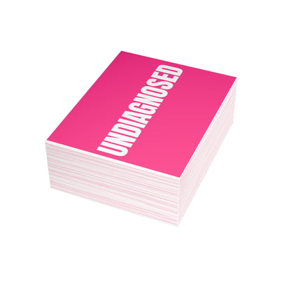 Pink Postcard Set Pack of 10, 30 or 50 w/ Envelopes | Coordinated Collection