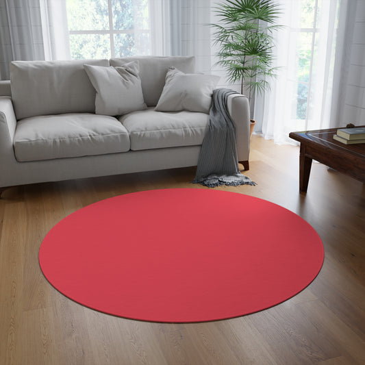 First Love Coordinated Round Rug 60 Inch Floor Rug Minimal Home Decor Living Room Rug